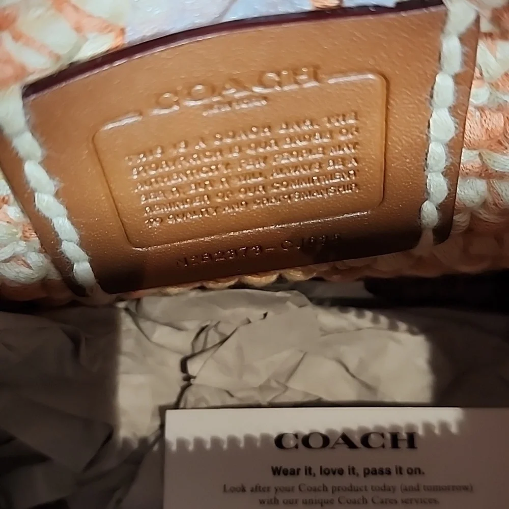 NWT Coach Rogue 20 With Crochet - Picture 12 of 17
